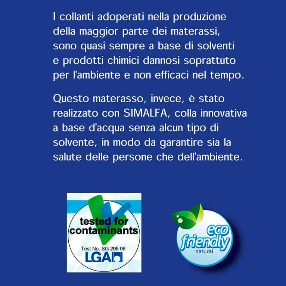 Madrass Bio tre kvadrat och en halv Viadurini