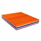 Enkel madrass i minne Vitamin Hög 25 cm Tillverkad i Italien - Orange Viadurini