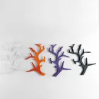 Vägghylla av plexiglas med klädkrokar tillverkad i Italien - neon Viadurini