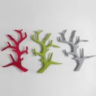 Vägghylla av plexiglas med klädkrokar tillverkad i Italien - neon Viadurini