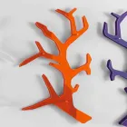 Vägghylla av plexiglas med klädkrokar tillverkad i Italien - neon Viadurini