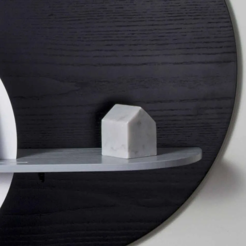 Designhylla i lackerad flerskiktad sammansatt av modulära paneler - Livia Viadurini