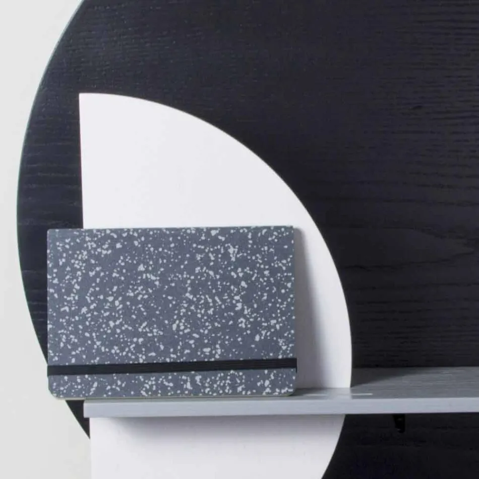 Designhylla i lackerad flerskiktad sammansatt av modulära paneler - Livia Viadurini