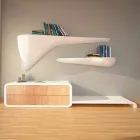 Modern designhylla producerad i Italien, Sizzano Viadurini