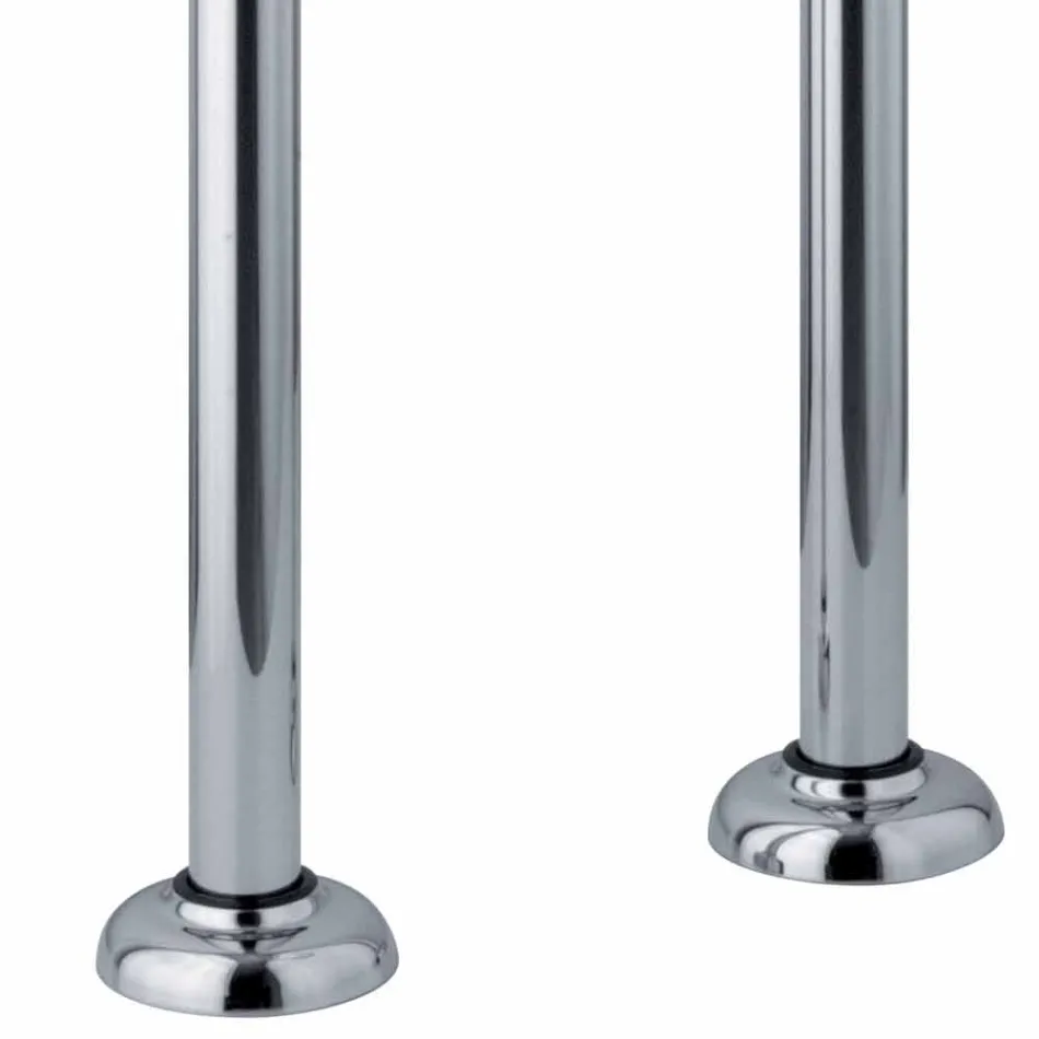 Kolonnblandare för badkar med dusch i mässing Tillverkad i Italien - Shelly Viadurini