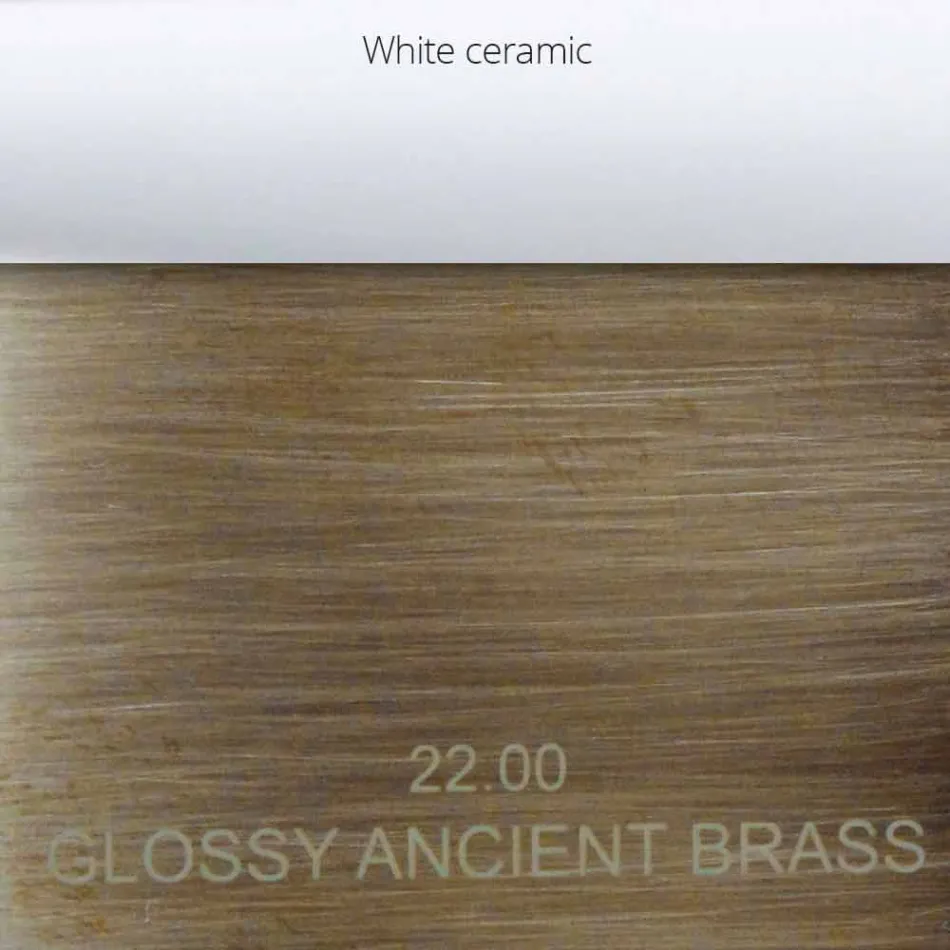 Klassisk mixer för golvbadkar i mässing Made in Italy - Panico Viadurini