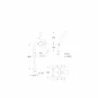 Klassisk mixer för golvbadkar i mässing Made in Italy - Panico Viadurini