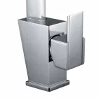 Blandare med justerbar pip för tvättställ i mässing Made in Italy - Alibi Viadurini