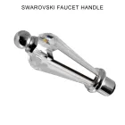 Klassisk stil handgjord handfatblandare i mässing med spak - Noriana Viadurini