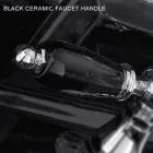 Klassisk stil handgjord handfatblandare i mässing med spak - Noriana Viadurini