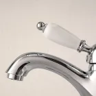 Klassisk stil handgjord handfatblandare i mässing med spak - Noriana Viadurini