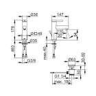 Engrepps tvättställsblandare Klassisk design Krom Mässing - Artemisia Viadurini