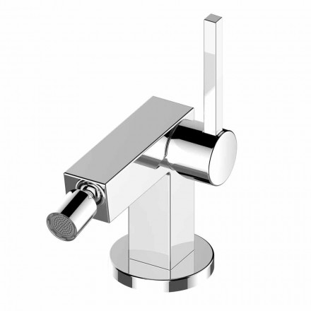 Bidet-mixer i modern design i kromad metall - Girino Viadurini