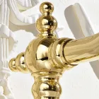 Vintage design enhåls handfatsblandare i mässing Tillverkad i Italien - Ursula Viadurini