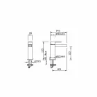 Bidetblandare i mässing utan avlopp Tillverkad i Italien - Bibo Viadurini