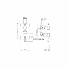 Duschblandare med 3-vägs avledare Made in Italy - Neno Viadurini