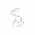 Extern duschblandare med kolonnanslutning tillverkad i Italien - Sika Viadurini