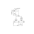 Designer extern duschblandare i mässing Made in Italy - Bibo Viadurini