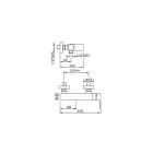 Designblandare för utomhusdusch i mässing Made in Italy - Panela Viadurini