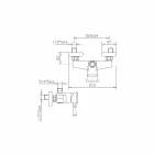 Duschblandare i mässing Tillverkad i Italien - Neno Viadurini