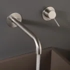 Inbyggd diskbänksblandare i rostfritt stål AISI 316L - Artigli Viadurini