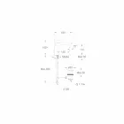 Modern handfatblandare i mässing tillverkad i Italien - Besugo Viadurini