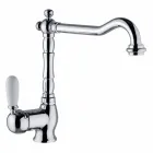 Klassisk köksblandare i mässing tillverkad i Italien - Adonis Viadurini