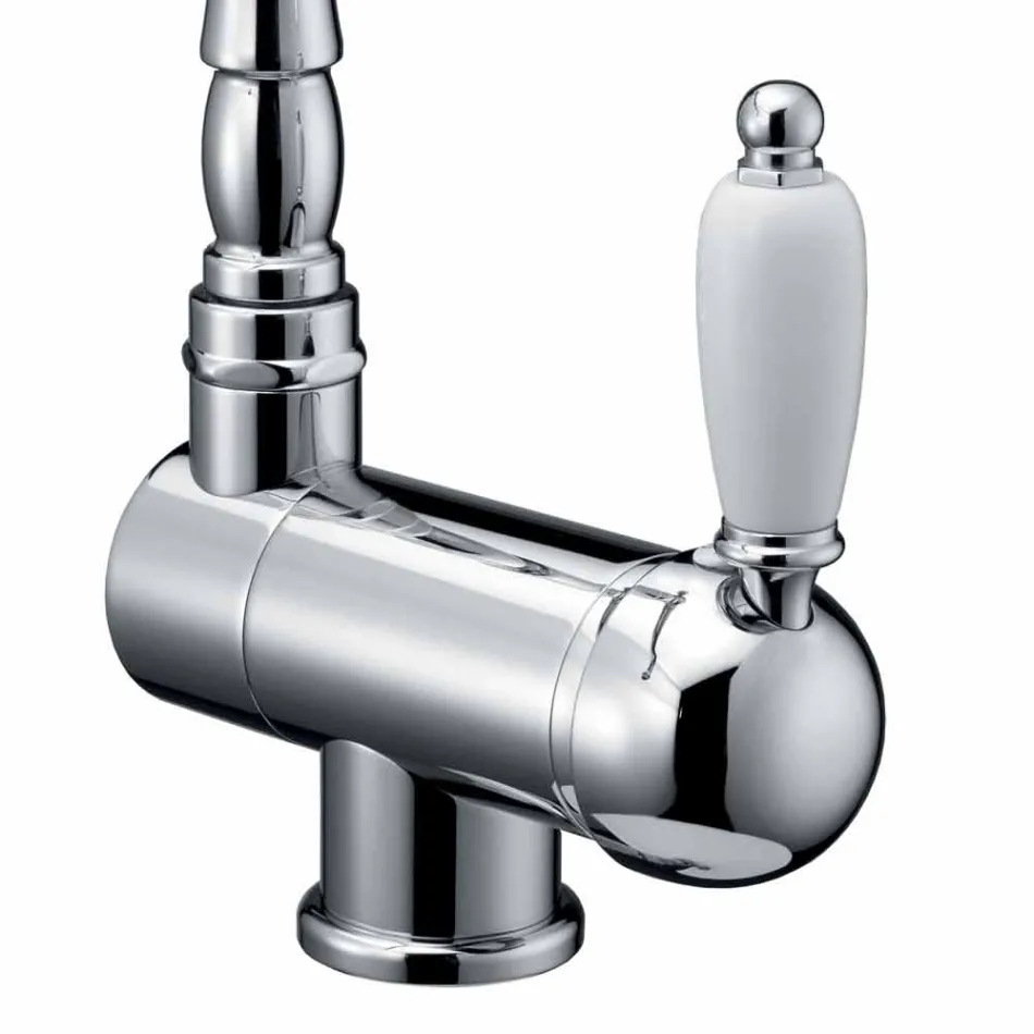 Klassisk köksblandare i mässing tillverkad i Italien - Annodo Viadurini