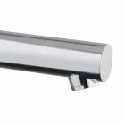 Tvättställsblandare i förkromad mässing med avlopp tillverkad i Italien - Ermia Viadurini