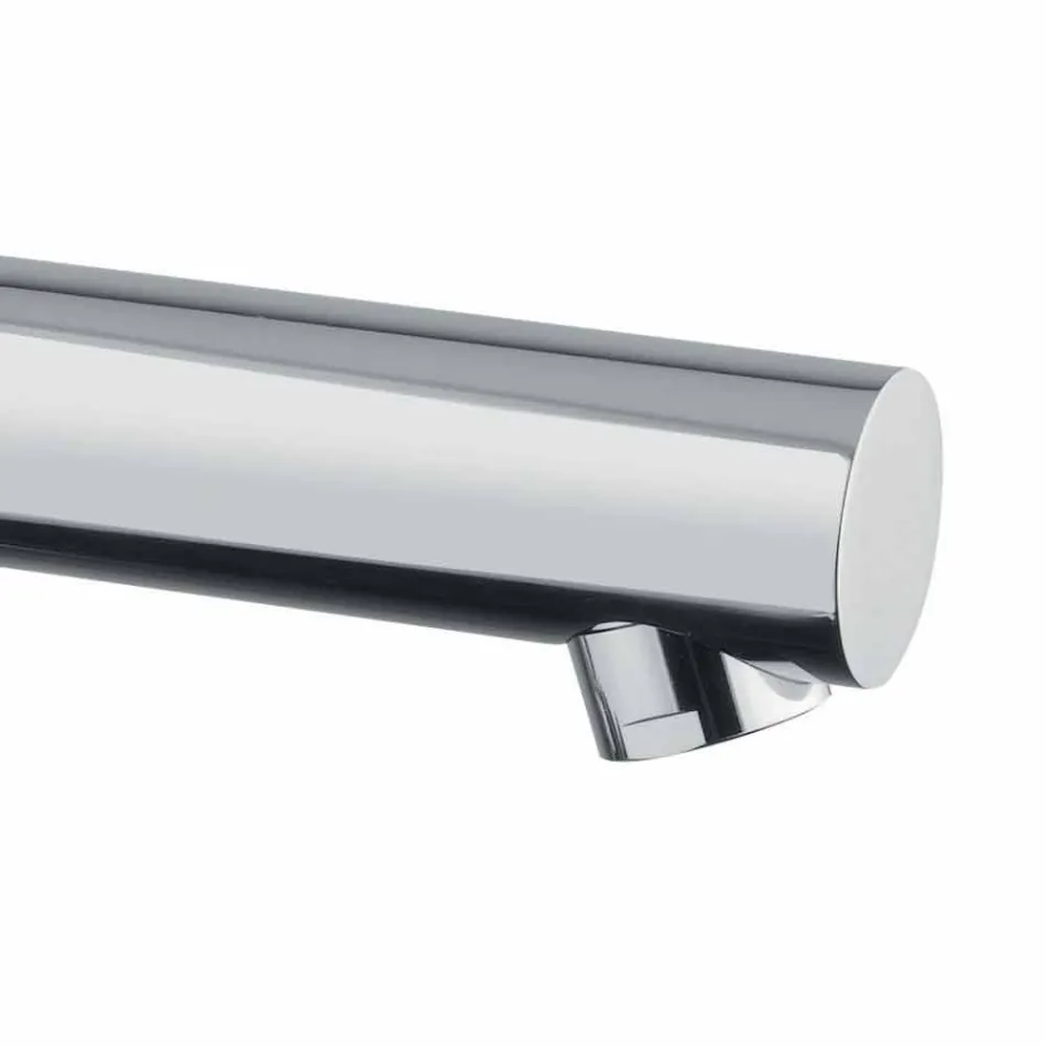 Tvättställsblandare i förkromad mässing med avlopp tillverkad i Italien - Ermia Viadurini