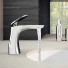 Krom Mässing Tvättställsblandare Tillverkad i Italien - Filipo Viadurini