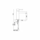 Mässingsblandare Kromfinish Tillverkad i Italien - Ermia Viadurini