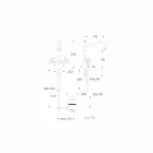 Enhåls tvättställsblandare i förkromad mässing Tillverkad i Italien - Binsu Viadurini