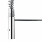 Justerbar tvättställsblandare med mässingsfjäder Made in Italy - Cardio Viadurini