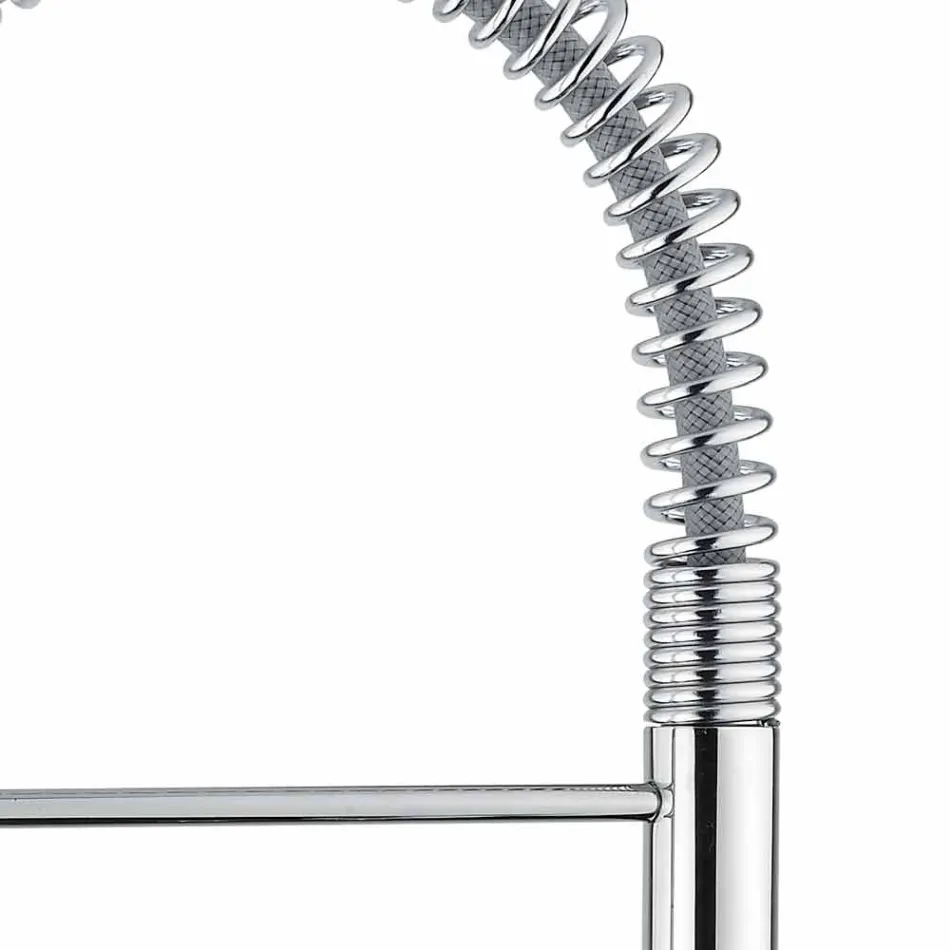 Justerbar tvättställsblandare med mässingsfjäder Made in Italy - Cardio Viadurini