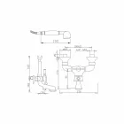 Mässing Extern badblandare Tillverkad i Italien - Neno Viadurini