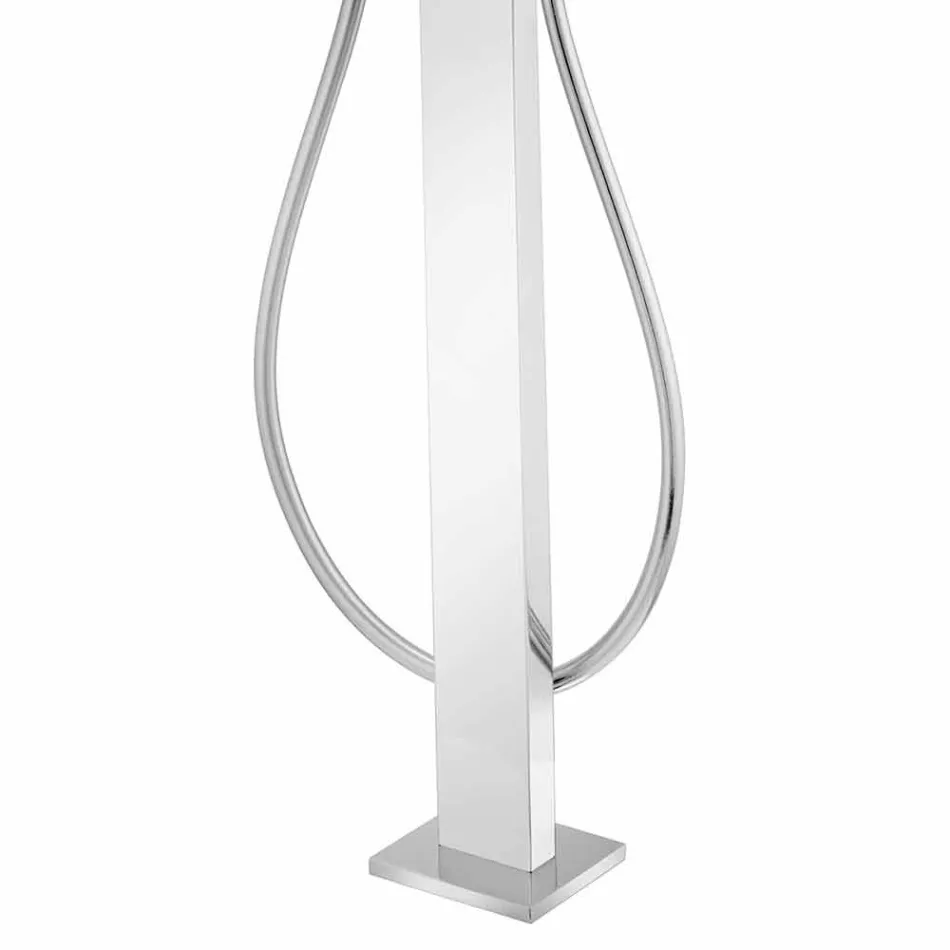 Modern badkarblandare med handdusch och flexibel slang - Etto Viadurini