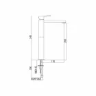 Utökad tvättställsblandare utan avlopp Tillverkad i Italien - Medida Viadurini