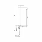 Utökad handfatblandare utan avlopp Tillverkad i Italien - Ermia Viadurini