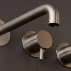 Inbyggd badkarsblandare i rostfritt stål AISI 316L - Klor Viadurini