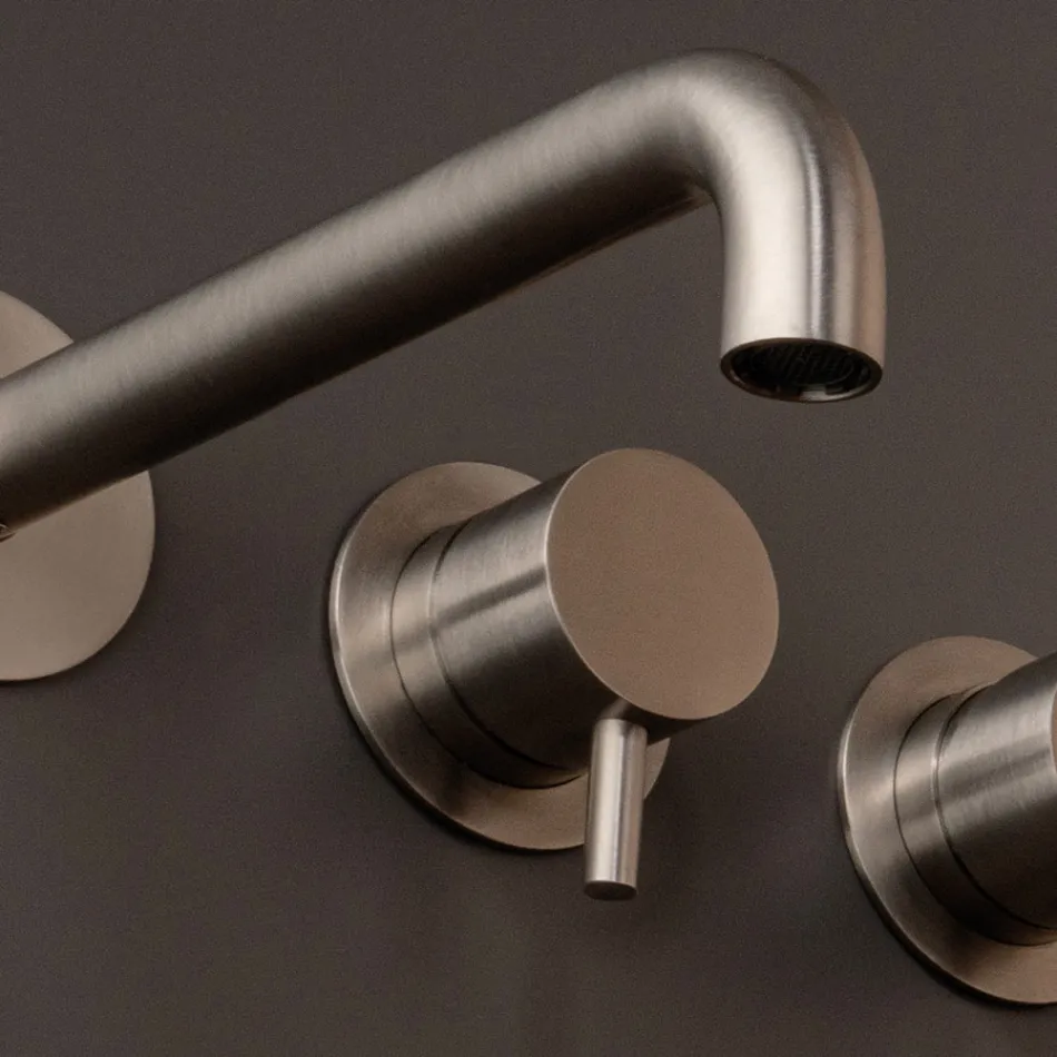 Inbyggd badkarsblandare i rostfritt stål AISI 316L - Klor Viadurini