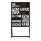 Etniskt mosaikskåp 4 dörrar 6 lådor i mangoträ - Vanitoso Viadurini