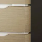Badrumsskåp med 3 lådor moderna Arya trä, gjorda i Italien Viadurini