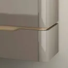 Badrumsskåp med integrerad design träfack Arya, tillverkad i Italien Viadurini