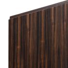 Grilli Zarafa 2-dörr design bar skåp gjord i Italien i ebenholts trä Viadurini