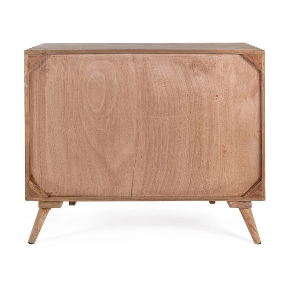 Sheesham Design träbyrå 3 lådor Homemotion - Fregene Viadurini