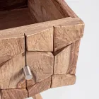 Sheesham Design träbyrå 3 lådor Homemotion - Fregene Viadurini