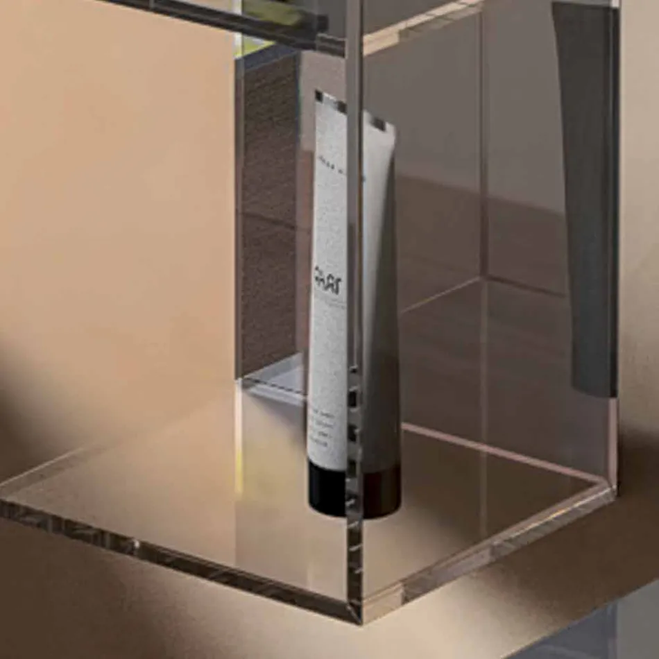 Skåp med 3 fack modern design, L180xH900 mm, Adelia Viadurini