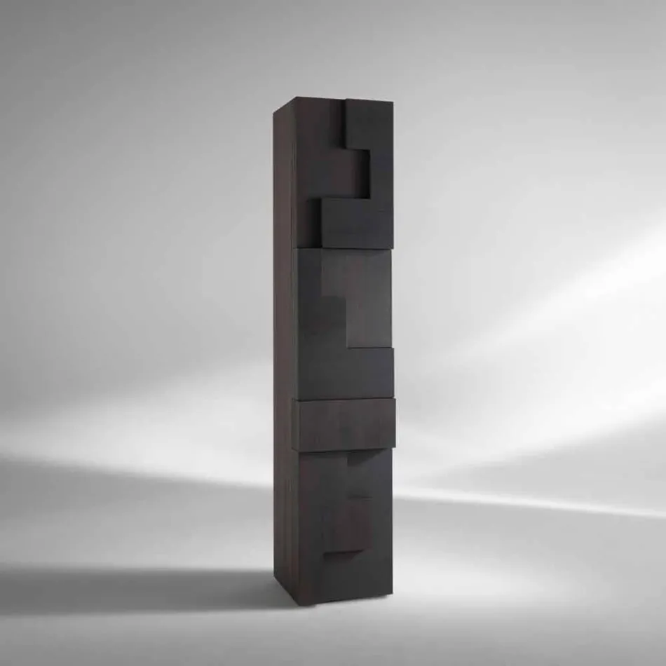 Skåp kolumn i borstad lärk Azalea Viadurini