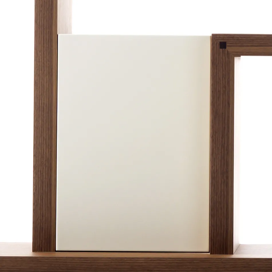 Grilli My Cat design träbehållare skåp tillverkad i Italien Viadurini